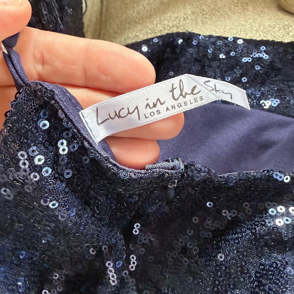 Lucy in the Sky Midnight Sequin Dress